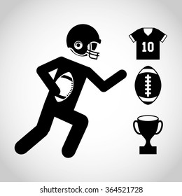american football design 