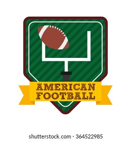 American Football Design Stock Vector (Royalty Free) 364522985 ...