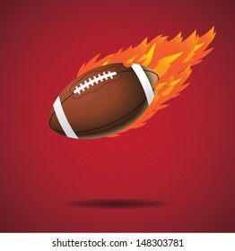American football design element. EPS 10 vector, grouped for easy editing. No open shapes or paths.