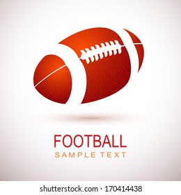 American football design elements. EPS 10 vector, grouped for easy editing.