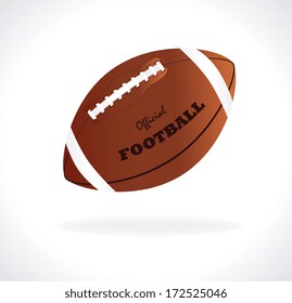 american football design over gray  background vector illustration  