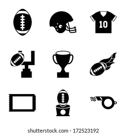 american football design over white  background vector illustration 