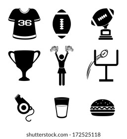 american football design over white  background vector illustration 