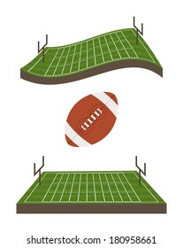 american football design over white  background vector illustration 