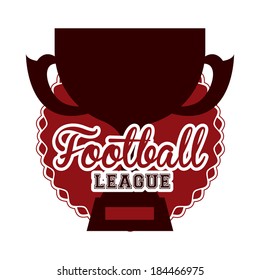 American football design over white background,vector illustration