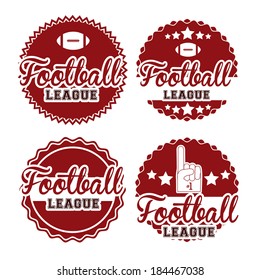 American football design over white background,vector illustration