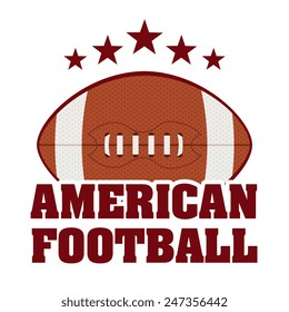 american football design, vector illustration eps10 graphic