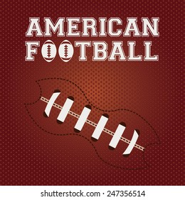 american football design, vector illustration eps10 graphic