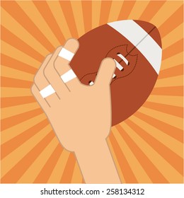 american football design, vector illustration eps10 graphic 