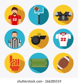 american football design, vector illustration eps10 graphic 