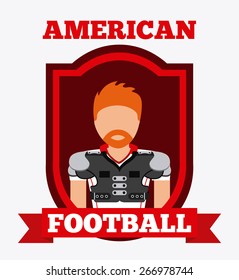 american football design, vector illustration eps10 graphic 