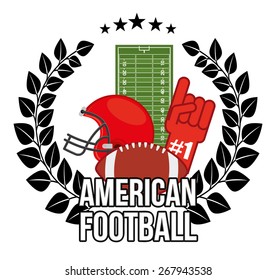 american football design, vector illustration eps10 graphic 