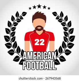 american football design, vector illustration eps10 graphic 