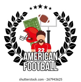 american football design, vector illustration eps10 graphic 
