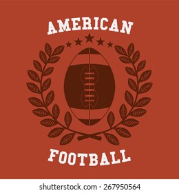 american football design, vector illustration eps10 graphic 