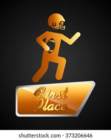 american football design, vector illustration eps10 graphic 