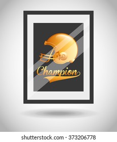american football design, vector illustration eps10 graphic 