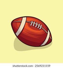 
American Football detail dand drawing design