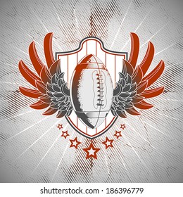 American football emblem