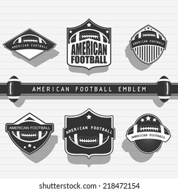 American football emblems