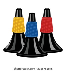 American football equipment icon cartoon vector. Sport goal. Game post