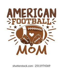 American Football family bow design, American football bow design