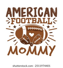 American Football family bow design, American football bow design