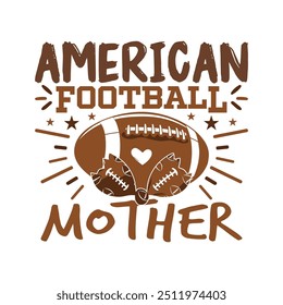 American Football family bow design, American football bow design