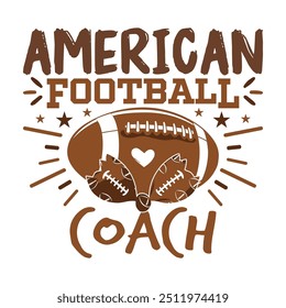 American Football family bow design, American football bow design