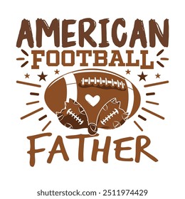 American Football family bow design, American football bow design