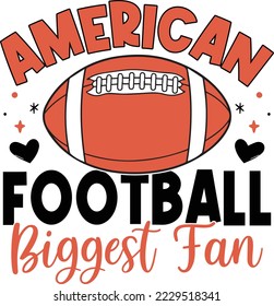 American football fan svg design, Football Season, Football Items, Football Clipart