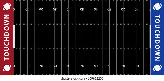 american football field background with artificial turf. soccer field view from above. eps10 format vector illustration 