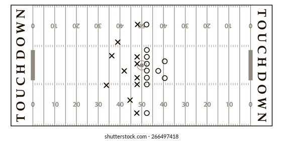 american football field background with artificial turf. soccer field view from above. eps10 format vector illustration