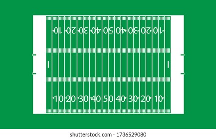 American Football Field Background Court Soccer Stock Vector (Royalty ...