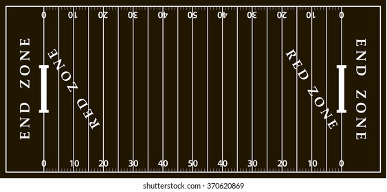 American football field background. Soccer field view from above. eps10 vector illustration in gray and black color