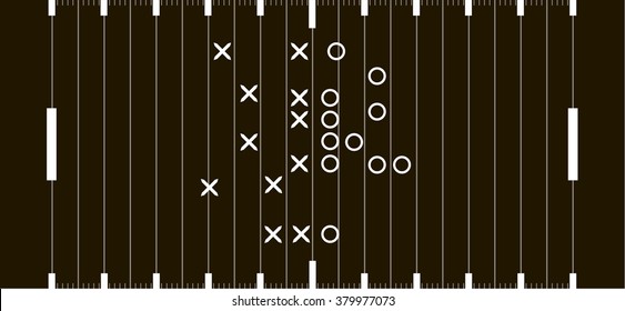 American football field background. Soccer field view from above. eps10 vector illustration