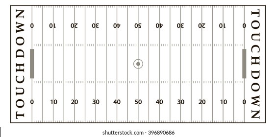 American football field background. Soccer field view from above. eps10 vector illustration