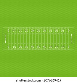 American football field background. Textured Grass American Football Field. Vector illustration in realistic style. EPS 10.
