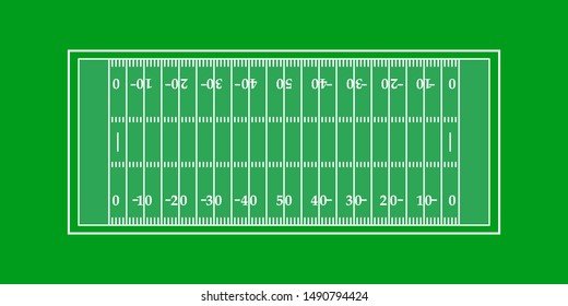 	
American football field background. vector illustration