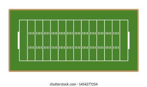 American football field. Flat style background. EPS 10 vector illustration.