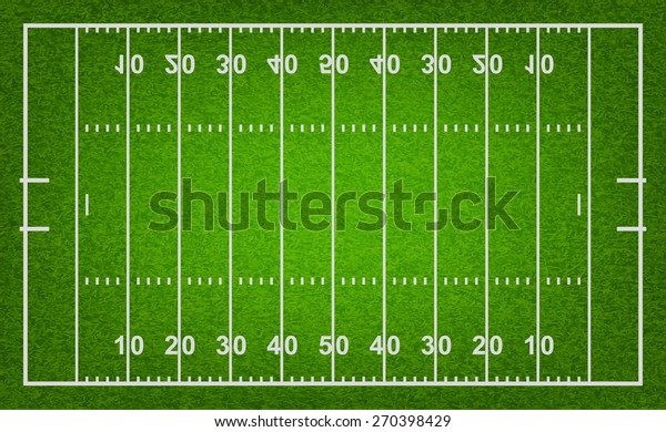 American Football Field Grass Texture Vector Stock Vector Royalty Free