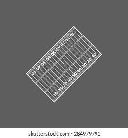 american football field icon
