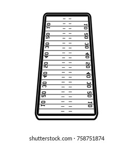 American football field icon vector illustration graphic design