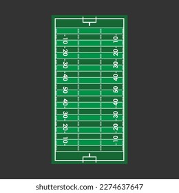 american football field isolated icon