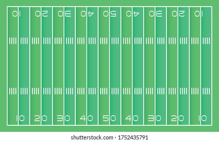 Vector Grass Textured American Football Field Stock Vector (Royalty ...