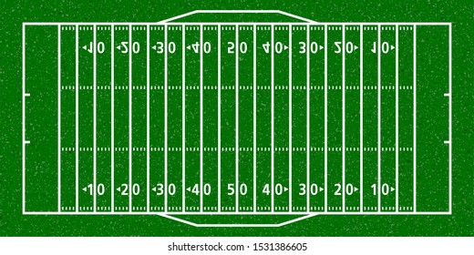 American football field for use in field construction, training, learning, simulation, competition, etc.