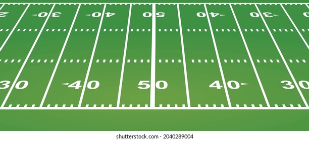 American football field. vector illustration 