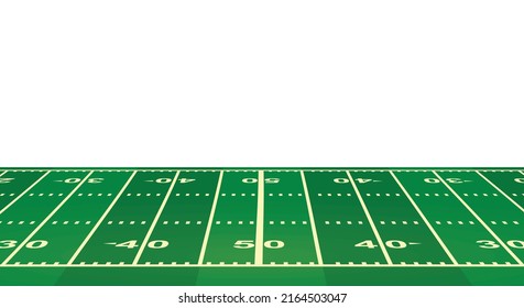 American football field. vector illustration 