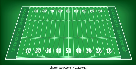  American Football fields.vector illustration
