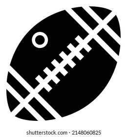  American Football Flat Icon Isolated On White Background